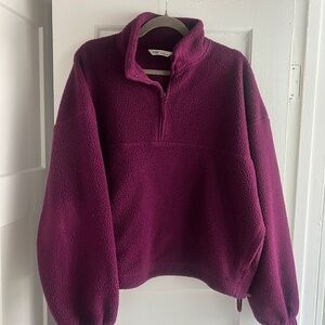 DSG Fuchsia Fleece Quarter-Zip